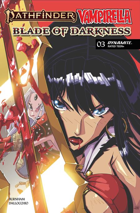 PATHFINDER VAMPIRELLA BLADE OF DARKNESS #3 COVER B ANDREW HUERTA VARIANT