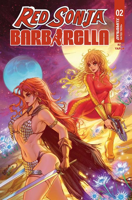 RED SONJA BARBARELLA #2 COVER B COLLETTE TURNER VARIANT