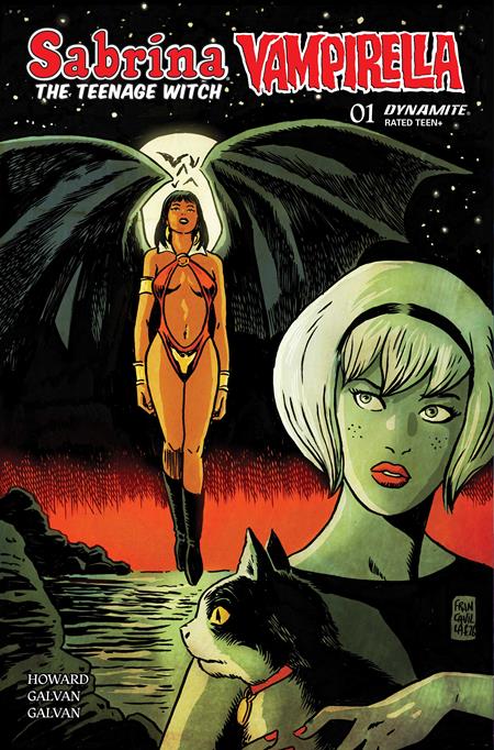 SABRINA THE TEENAGE WITCH VAMPIRELLA #1 COVER B FRANCESCO FRANCAVILLA VARIANT