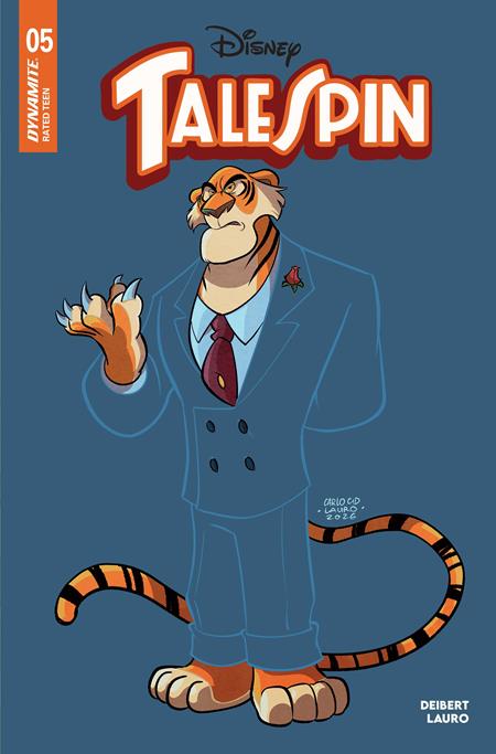 TALESPIN #5 COVER C CARLO LAURO COLOR BLEED VARIANT