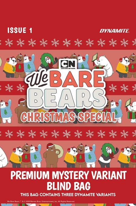 WE BARE BEARS CHRISTMAS SPECIAL #1 (ONE SHOT) COVER G PREMIUM MYSTERY BLIND BAG VARIANT