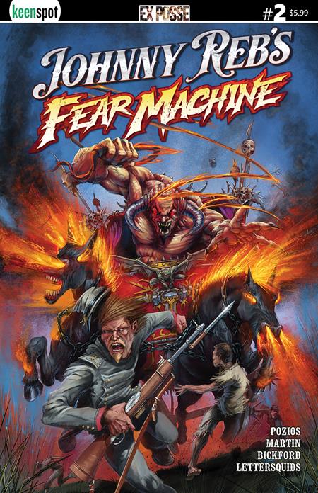 JOHNNY REBS FEAR MACHINE #2 COVER A TOBY WILLSMER