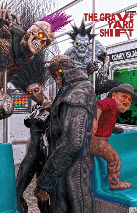 MARK SPEARS GRAVEYARD SHIFT #2 COVER B MARK SPEARS NEW SHIFT ON THE BLOCK VARIANT