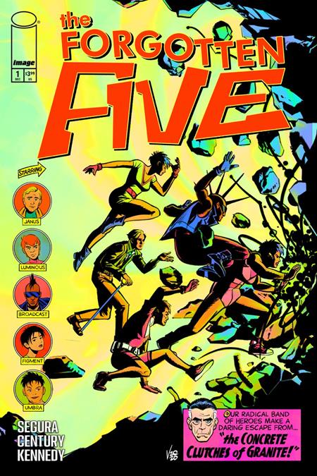 FORGOTTEN FIVE #1 COVER A NICKOLEJ VILLIGER