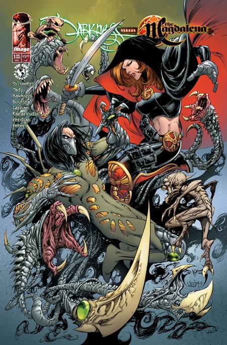 DARKNESS VS THE MAGDALENA #1 (ONE SHOT) COVER B JOE BENITEZ & RICHARD ISANOVE VARIANT