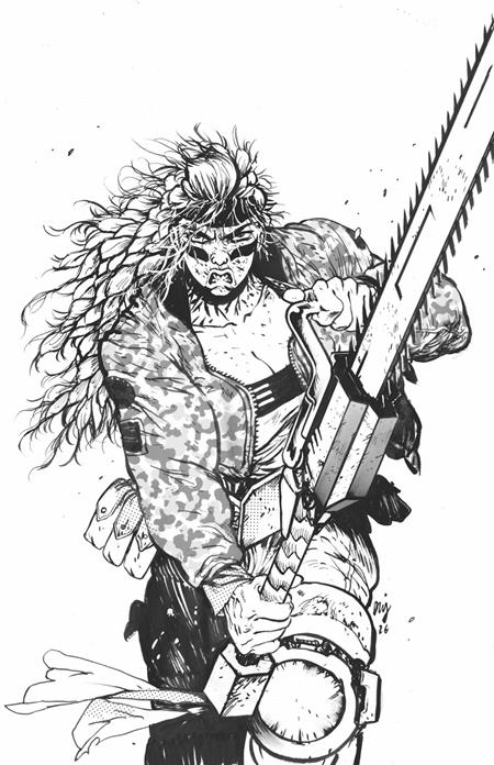 CHAINKATA #2 COVER D DANIEL WARREN JOHNSON RAW ART VARIANT