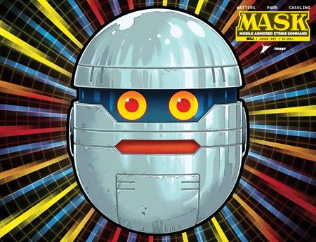 MASK #7 COVER H PYE PARR & LUKE PREECE DIE CUT MASK VARIANT