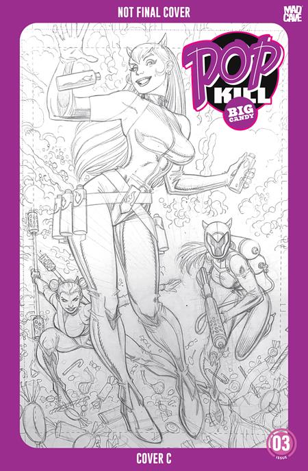 POP KILL BIG CANDY #3 (OF 4) COVER C ART ADAMS VARIANT (MR)