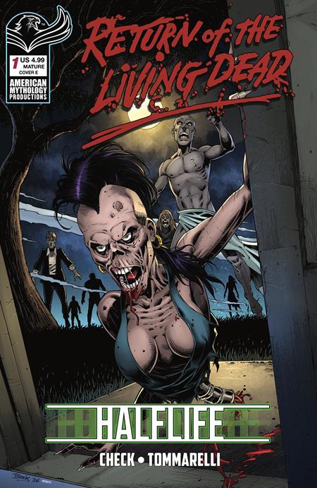 RETURN LIVING DEAD HALFLIFE #1 COVER E RICHARD BONK VARIANT (MR)