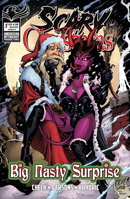 SCARY CHRISTMAS BIG NASTY SURPRISE #1 COVER B NEIL VOKES VARIANT (MR)