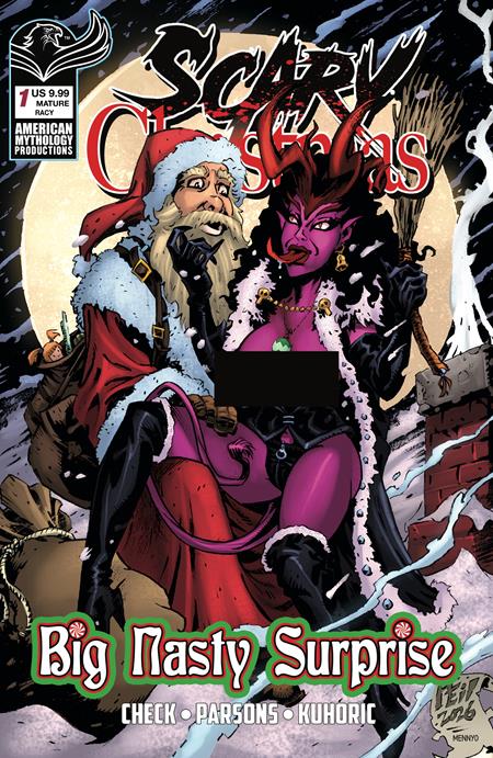 SCARY CHRISTMAS BIG NASTY SURPRISE #1 COVER C NEIL VOKES RACY VARAINT (MR)