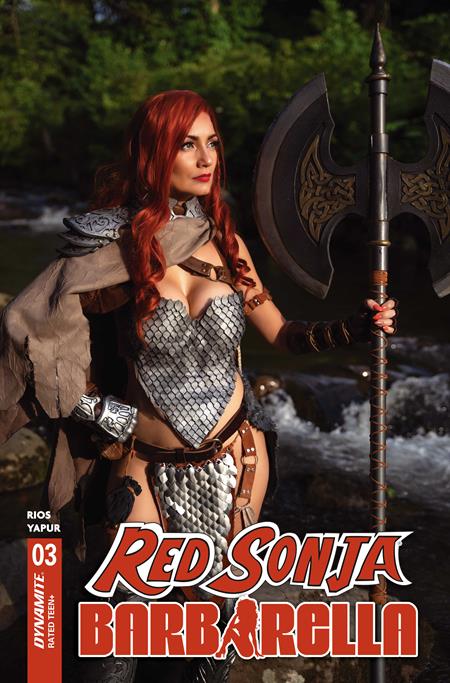 RED SONJA BARBARELLA #3 COVER D COSPLAY IVY RED SONJA VARIANT