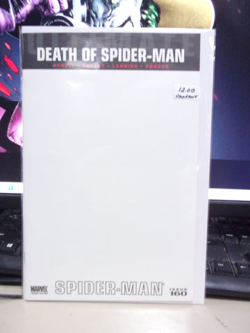 Ultimate Spider-Man Vol. 1 #160 Blank Variant Cover