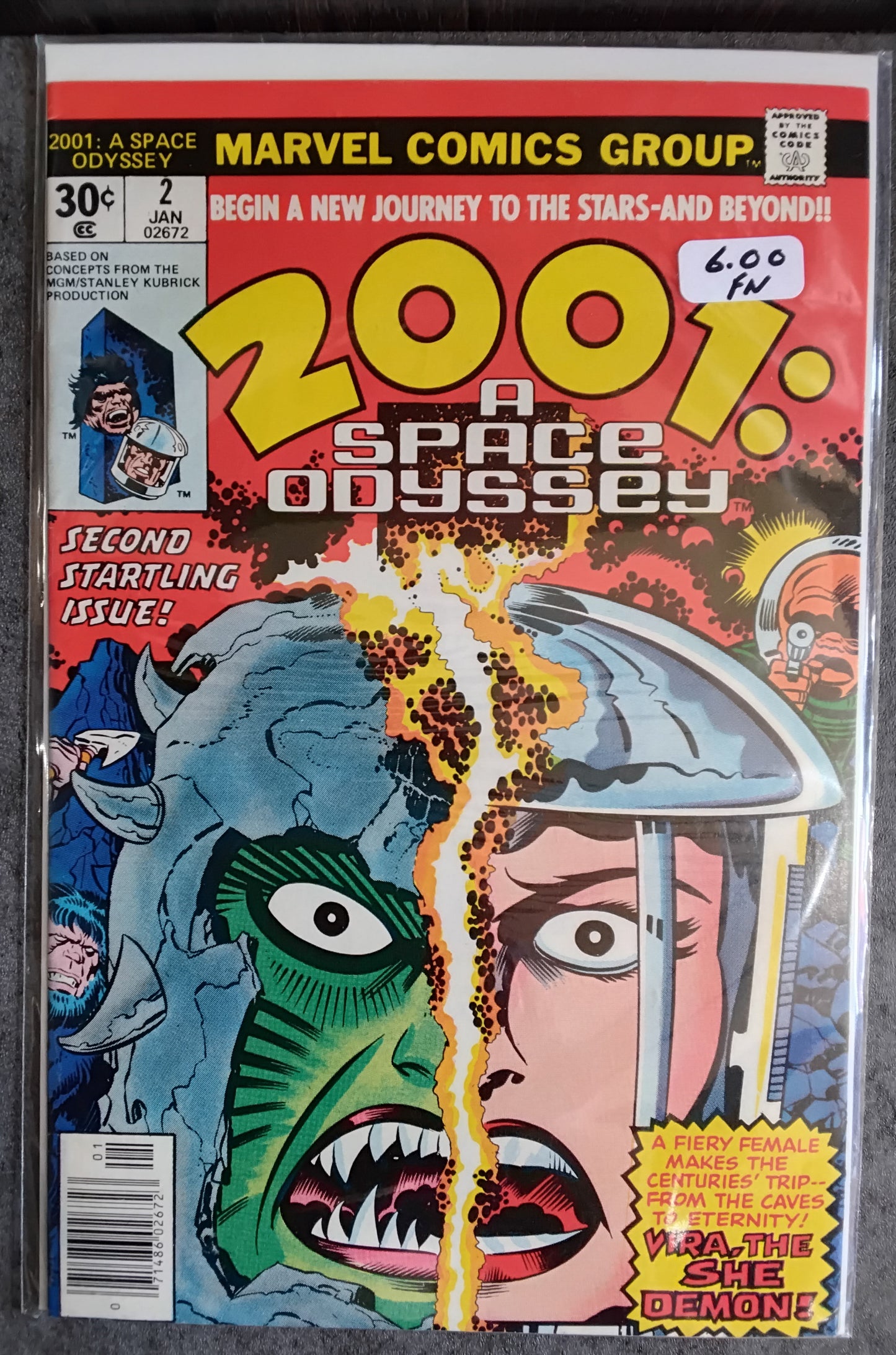 2001: A Space Odyseey #02 Newsstand Edition (FN)