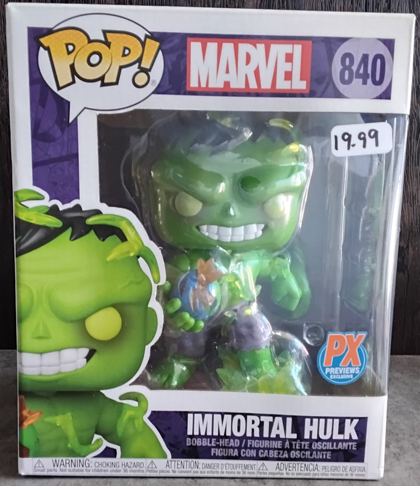 Pop! Immortal Hulk #840 Previews Exclusive