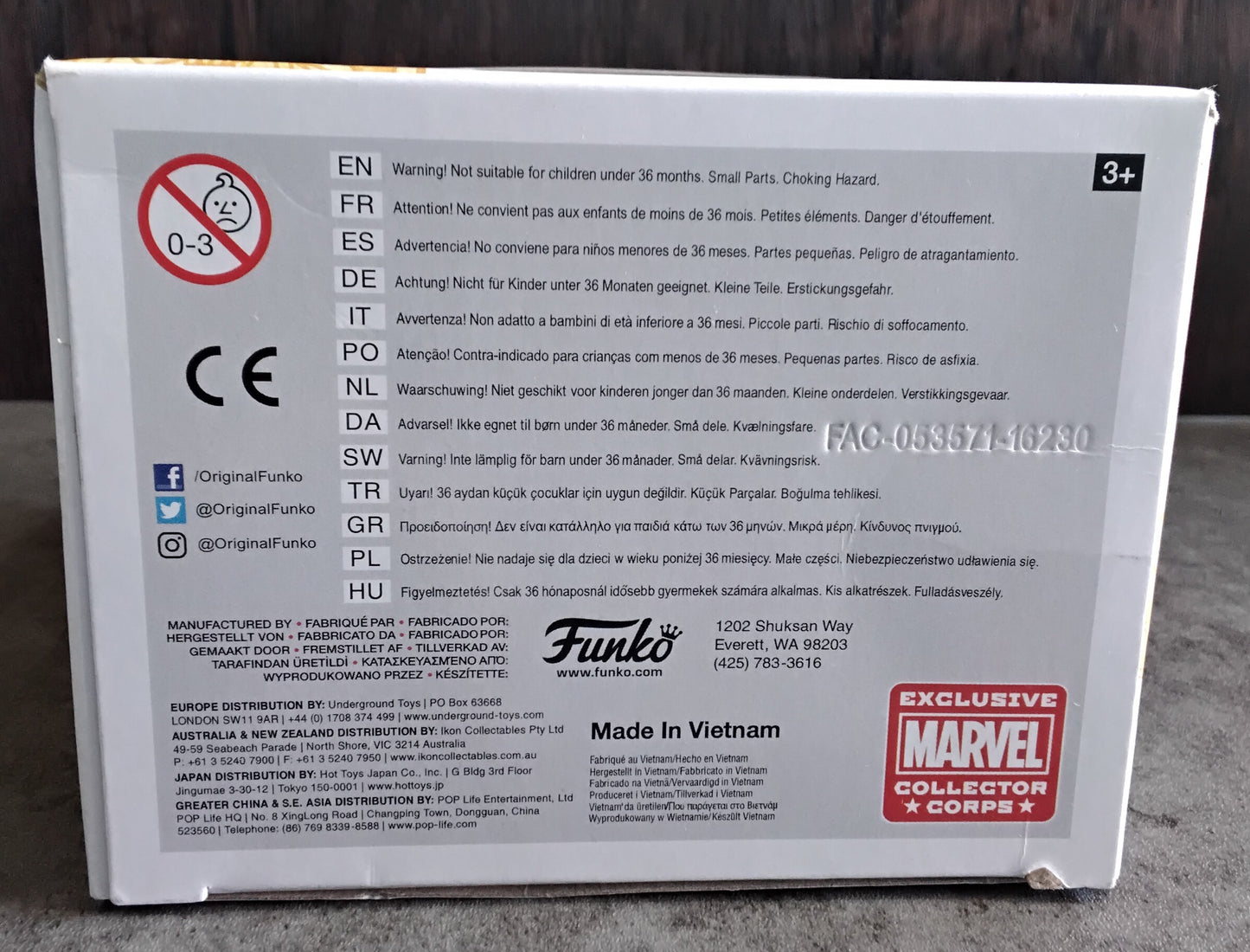 Pop! Doctor Strange #173 Exclusive Marvel Collector Coros