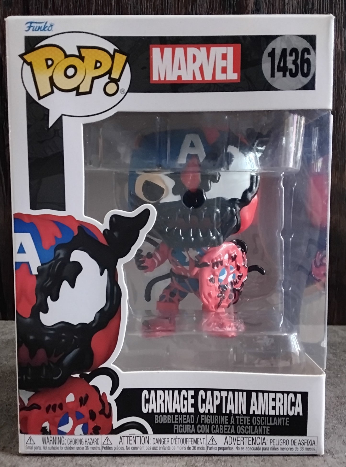 Pop! Carnage Captain America #1436