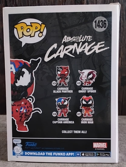 Pop! Carnage Captain America #1436