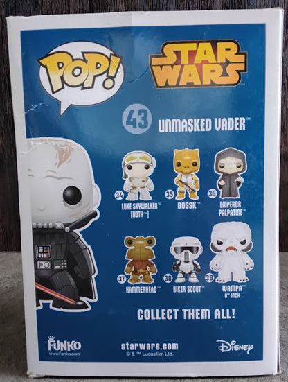 Pop! Star Wars Unmasked Vader #43