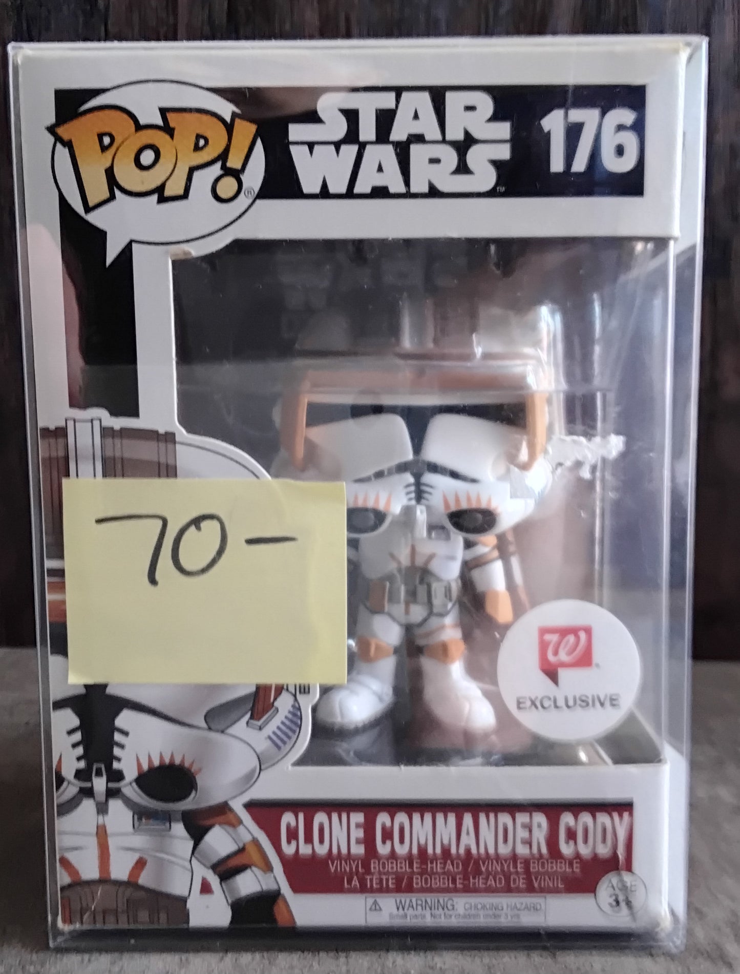 Pop! Star Wars: Clone Commander Cody #176 Walgreens Exclusive