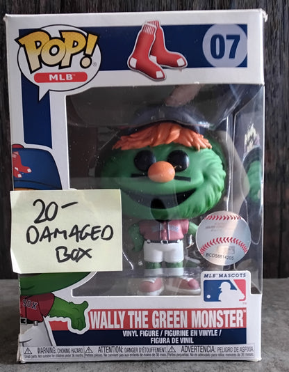 Pop! Wally The Green Monster (Boston Red Sox) #07 (Damaged Box)