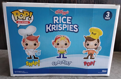 Pop! Kellogg's Rice Krispies Snap! Crackle! Pop! Funko Limited Edition