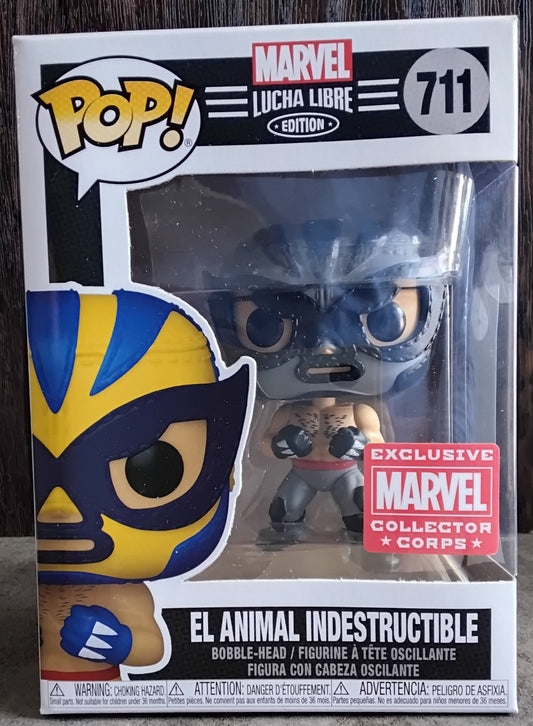 Marvel Lucha Libre El Animal Indestructible Exclusive Marvel Collector Corps #711