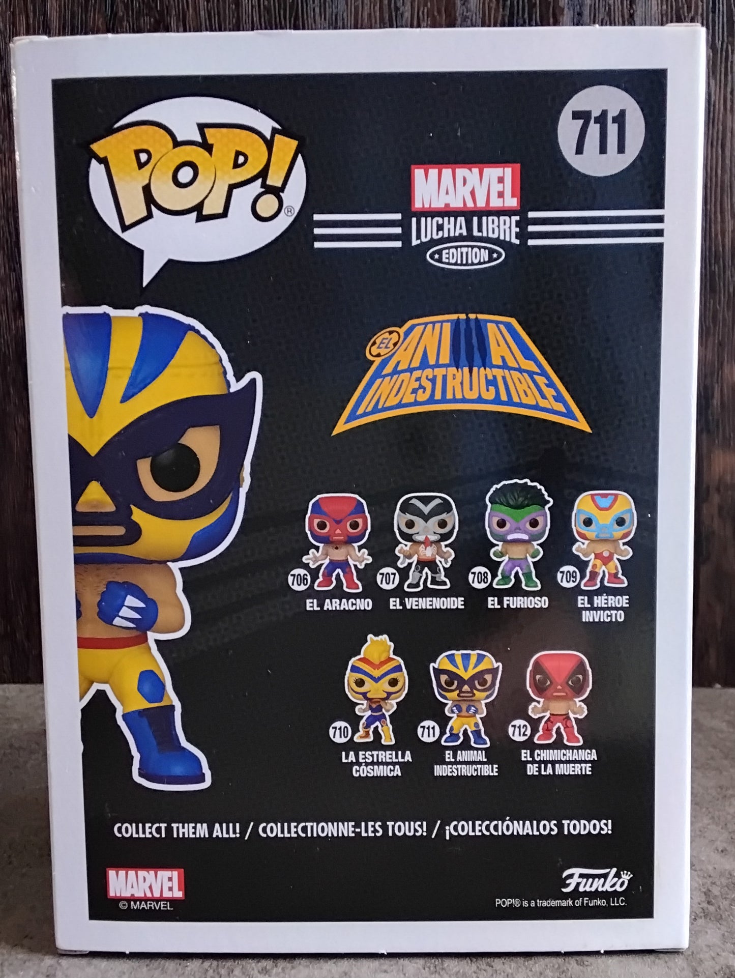 Marvel Lucha Libre El Animal Indestructible Exclusive Marvel Collector Corps #711