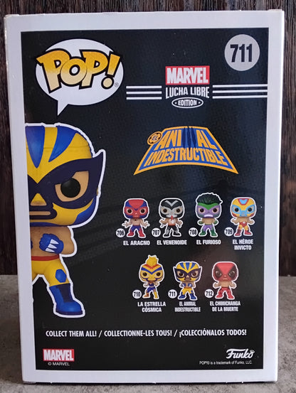 Marvel Lucha Libre El Animal Indestructible Exclusive Marvel Collector Corps #711