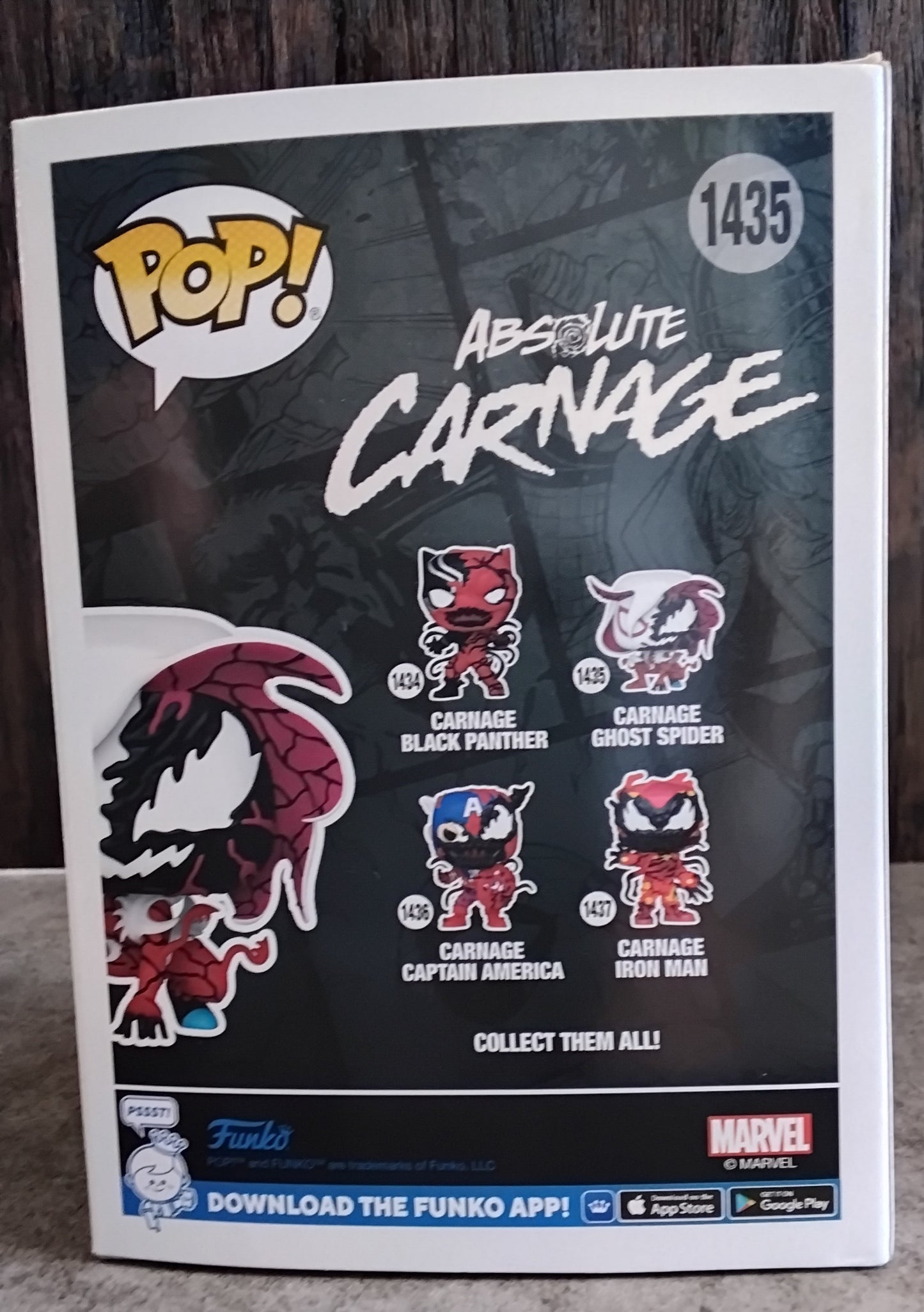 Pop! Marvel Carnage Ghost Spider #1435