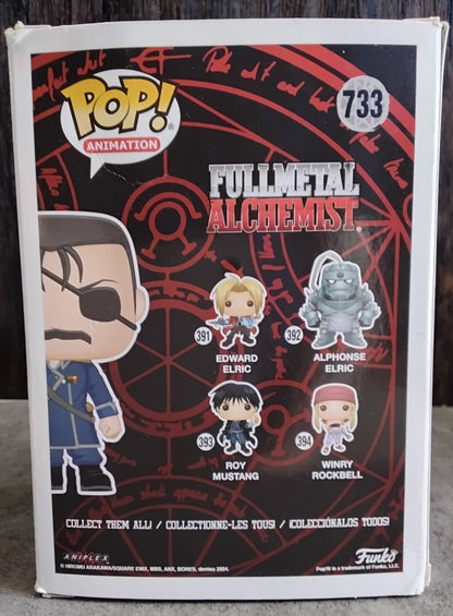 Pop! Fullmetal Alchemist King Bradley #733 Hot Topic Exclusive