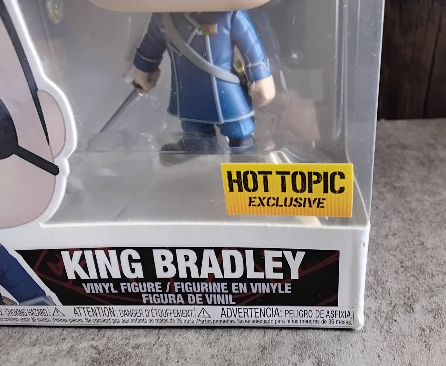 Pop! Fullmetal Alchemist King Bradley #733 Hot Topic Exclusive