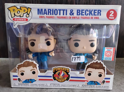 Pop! Fundsys Games Brian Mariotti & Mike Becker 2 Pack Virtual Funko Fundays Limited Edition