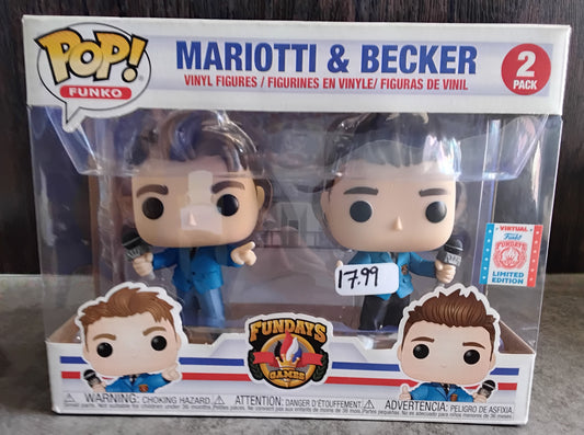 Pop! Fundsys Games Brian Mariotti & Mike Becker 2 Pack Virtual Funko Fundays Limited Edition
