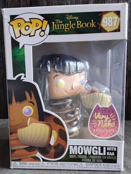 Pop! Disney The Jungle Book Moegli With Kaa #987 Very Neko Exclusive