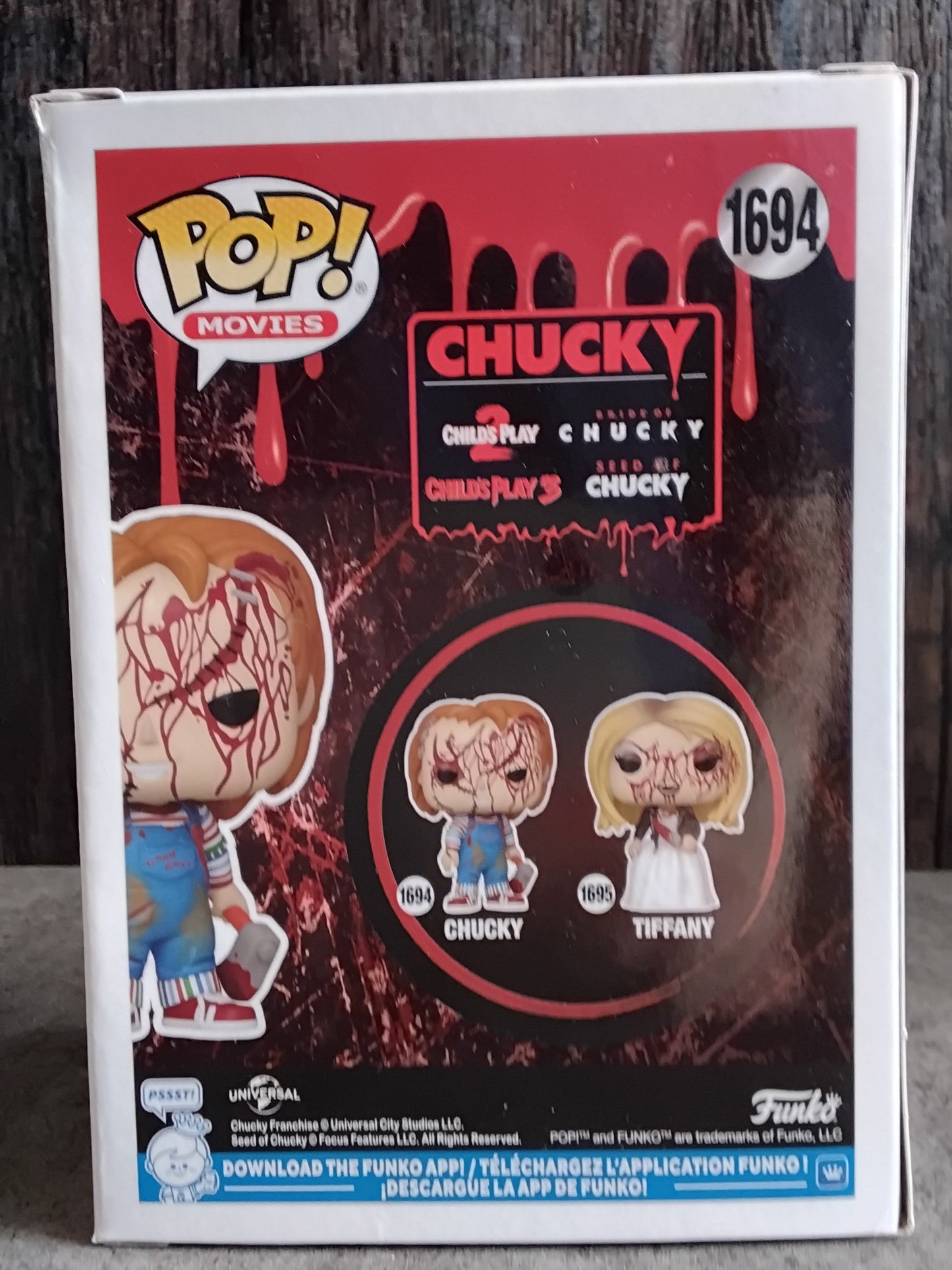 Pop! Bride Of Chucky Chucky #1694 Entertainment Earth Exclusive Limited Edition