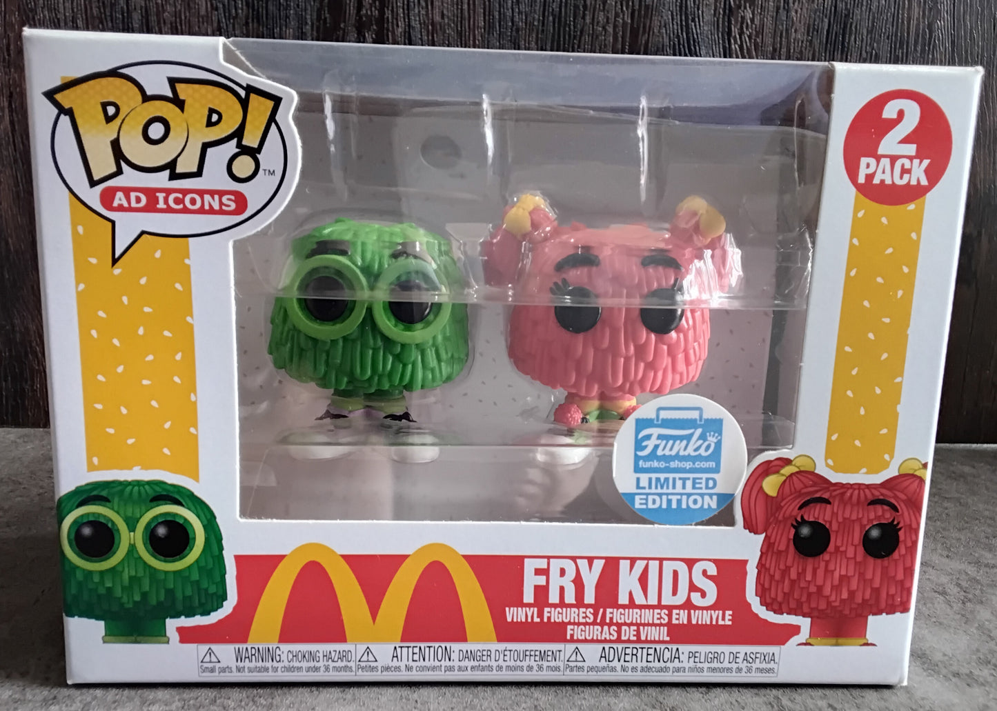 Pop! Ad Icons McDonald's Fry Kids 2 Pack Funko Shop Limited Edition