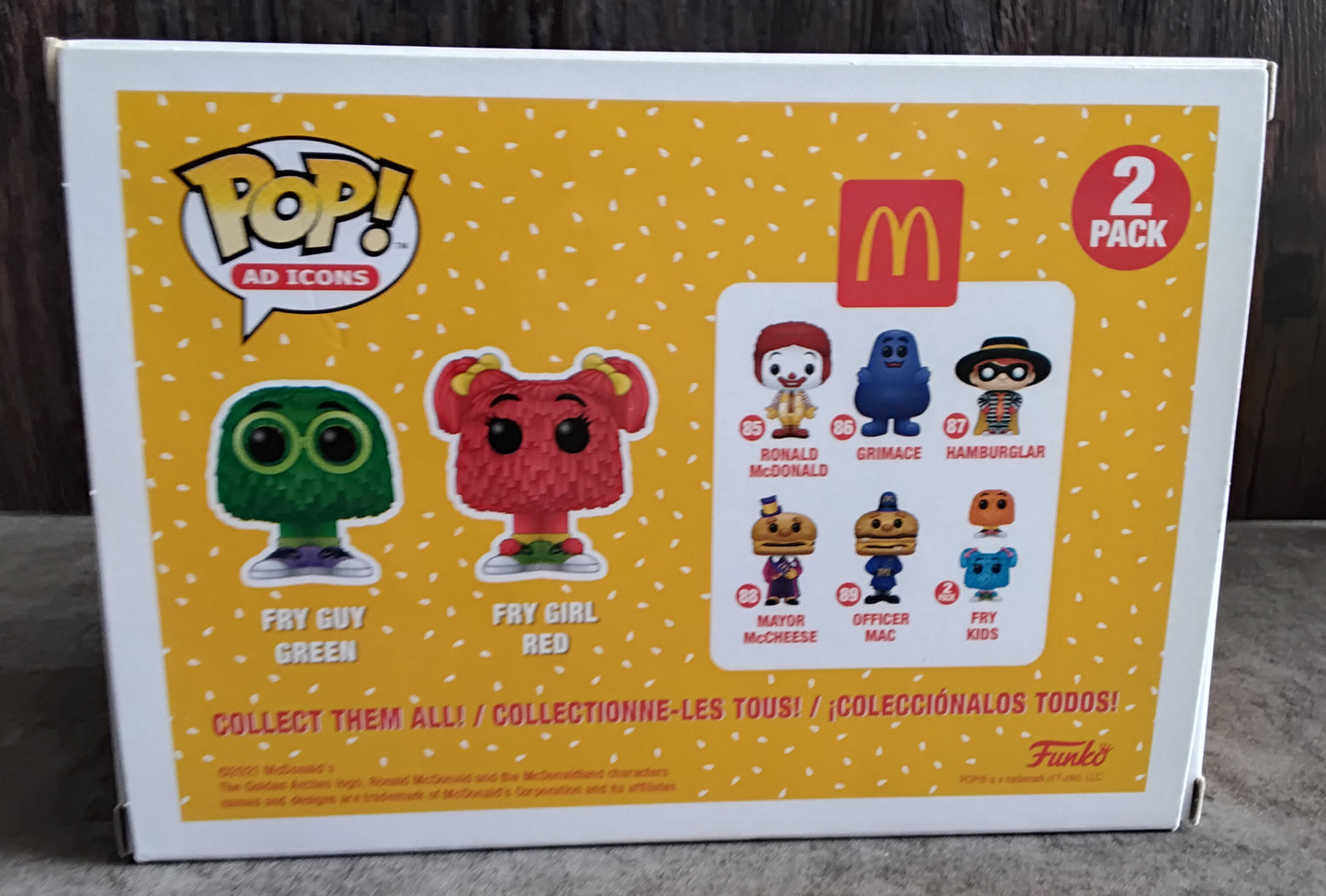 Pop! Ad Icons McDonald's Fry Kids 2 Pack Funko Shop Limited Edition