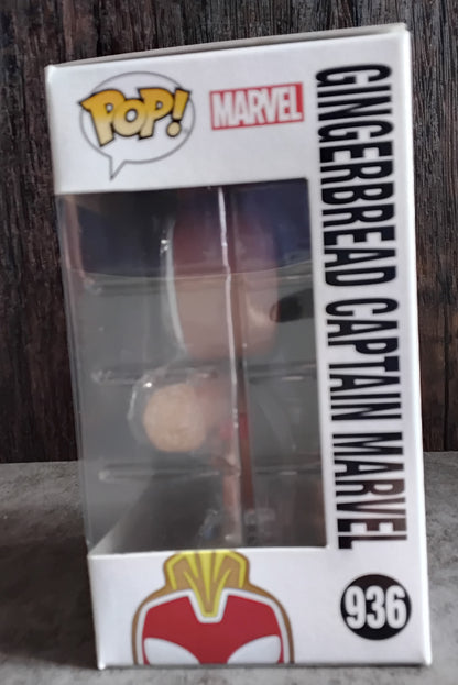 Pop! Marvel Gingerbread Captain Marvel #936