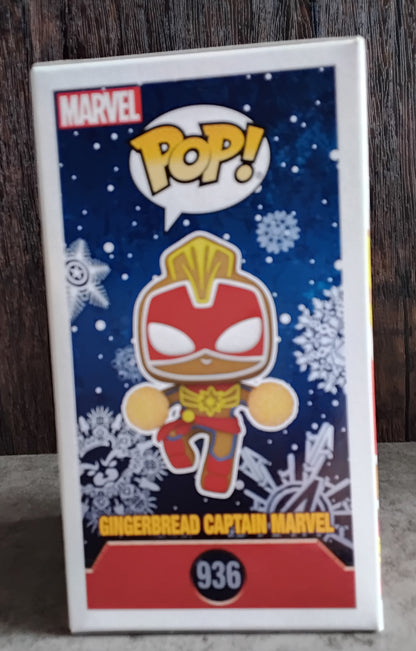 Pop! Marvel Gingerbread Captain Marvel #936