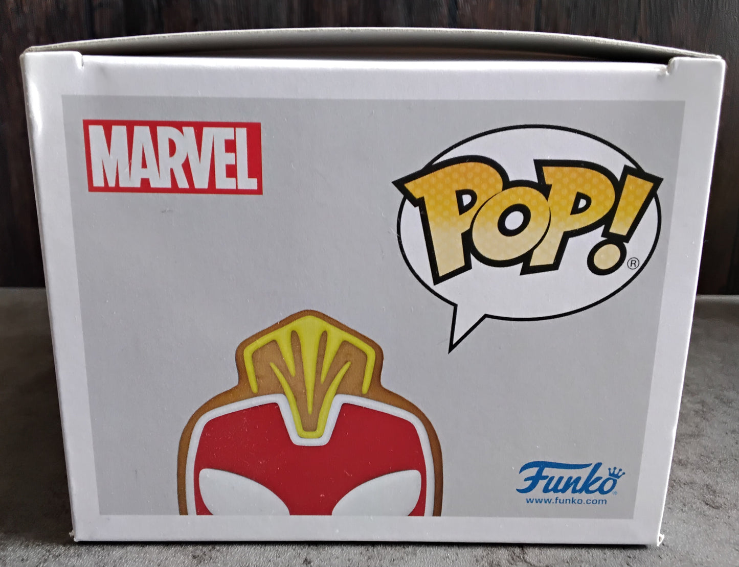 Pop! Marvel Gingerbread Captain Marvel #936