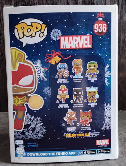Pop! Marvel Gingerbread Captain Marvel #936