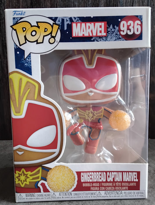 Pop! Marvel Gingerbread Captain Marvel #936