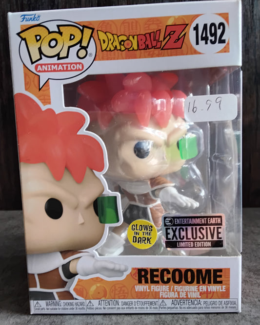 Pop! Dragon Ball Z Recoome #1492 Entertainment Earth Exclusive Limited Edition