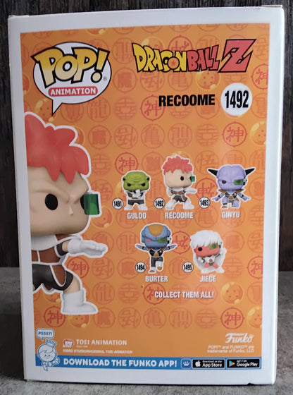 Pop! Dragon Ball Z Recoome #1492 Entertainment Earth Exclusive Limited Edition