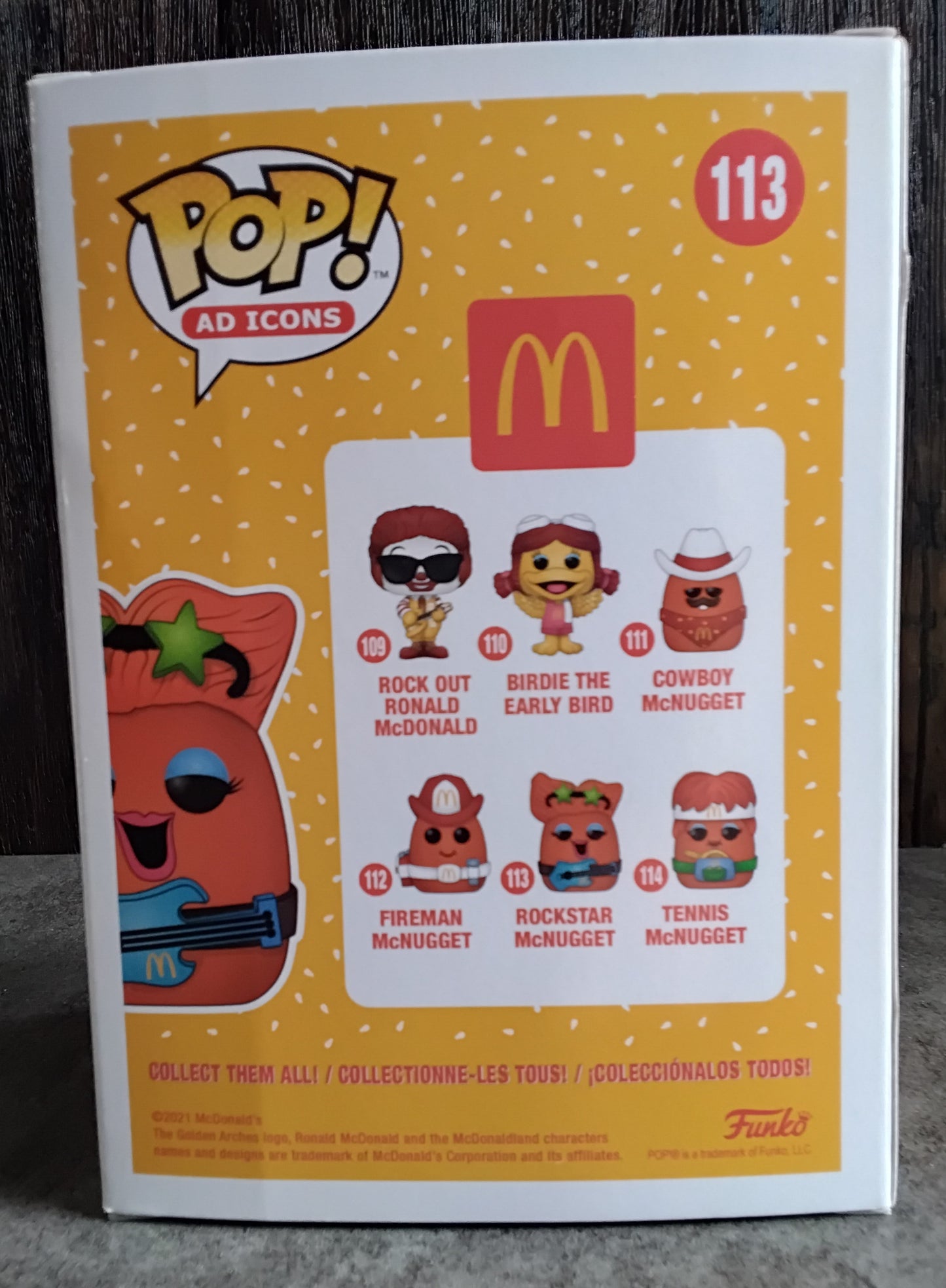Pop! Ad Icons McDonald's Rockstar McNugget #113