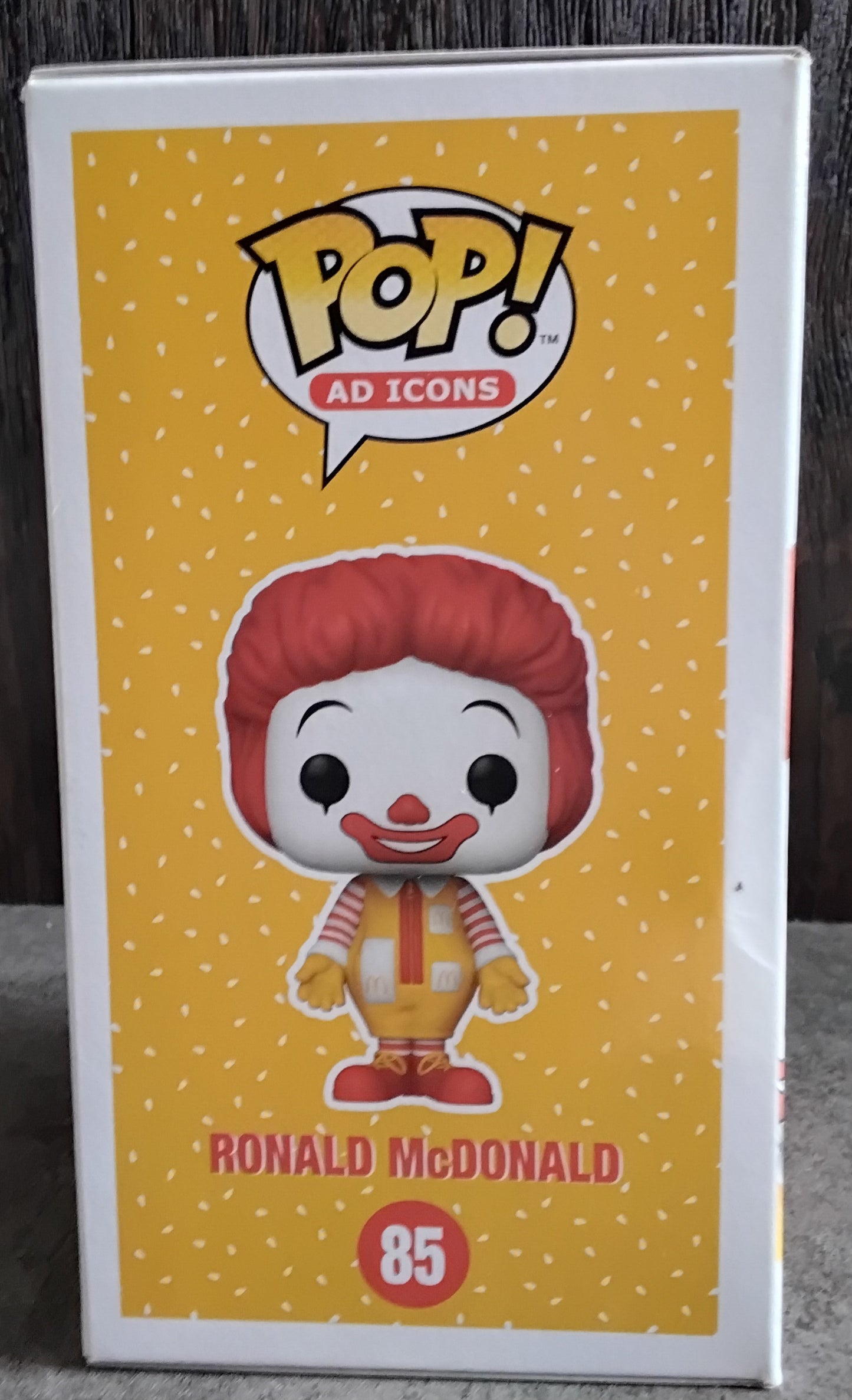 Pop! Ad Icons McDonald's Ronald McDonald #85 Box Lunch Special Edition Diamond Collection