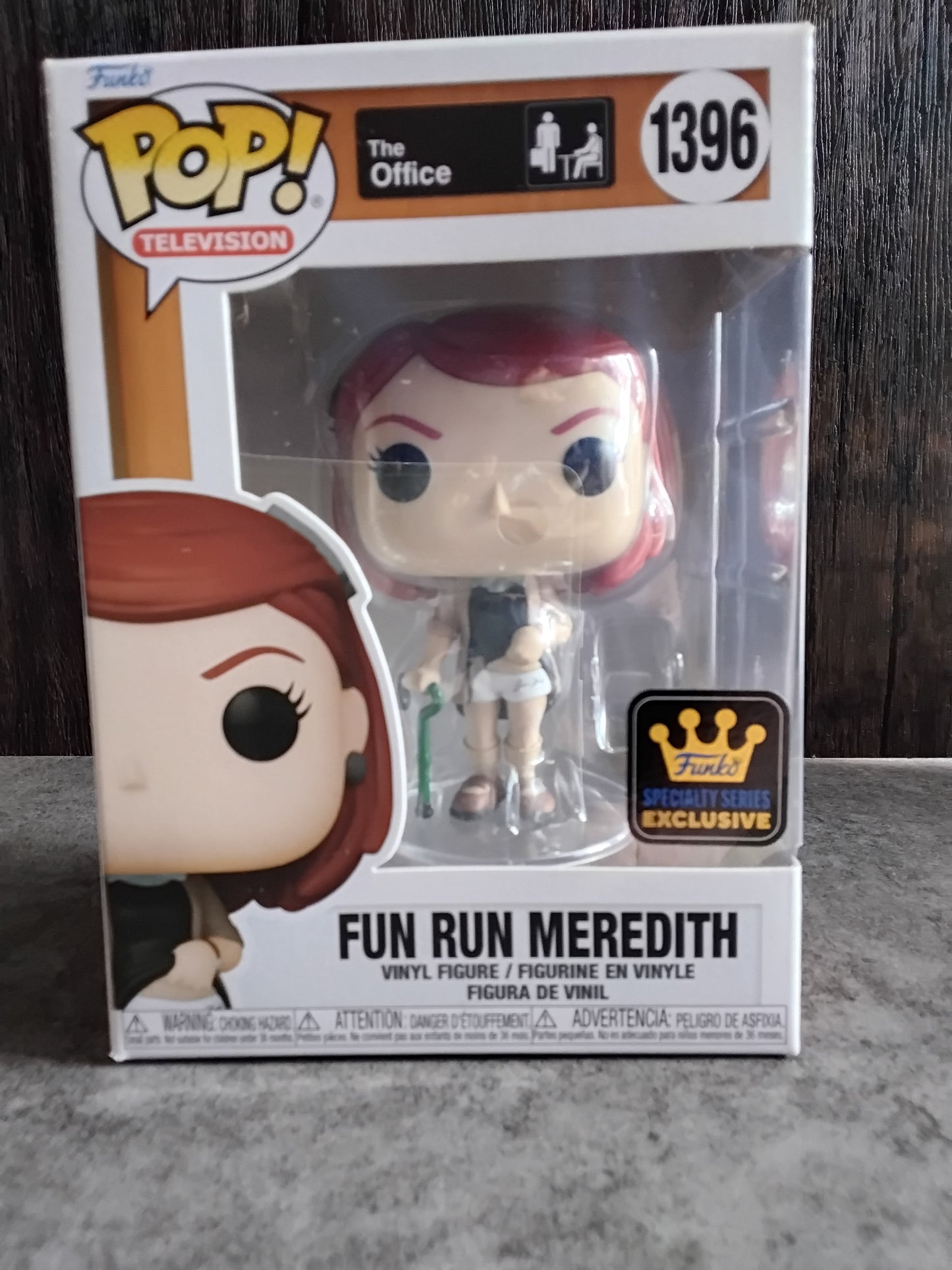 Pop! Television The Office Fun Run Meredith #1396 Funko Specialty Series Exclusive