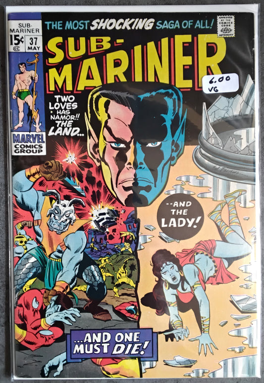 Sub-Mariner Vol 1 #37 (VG)