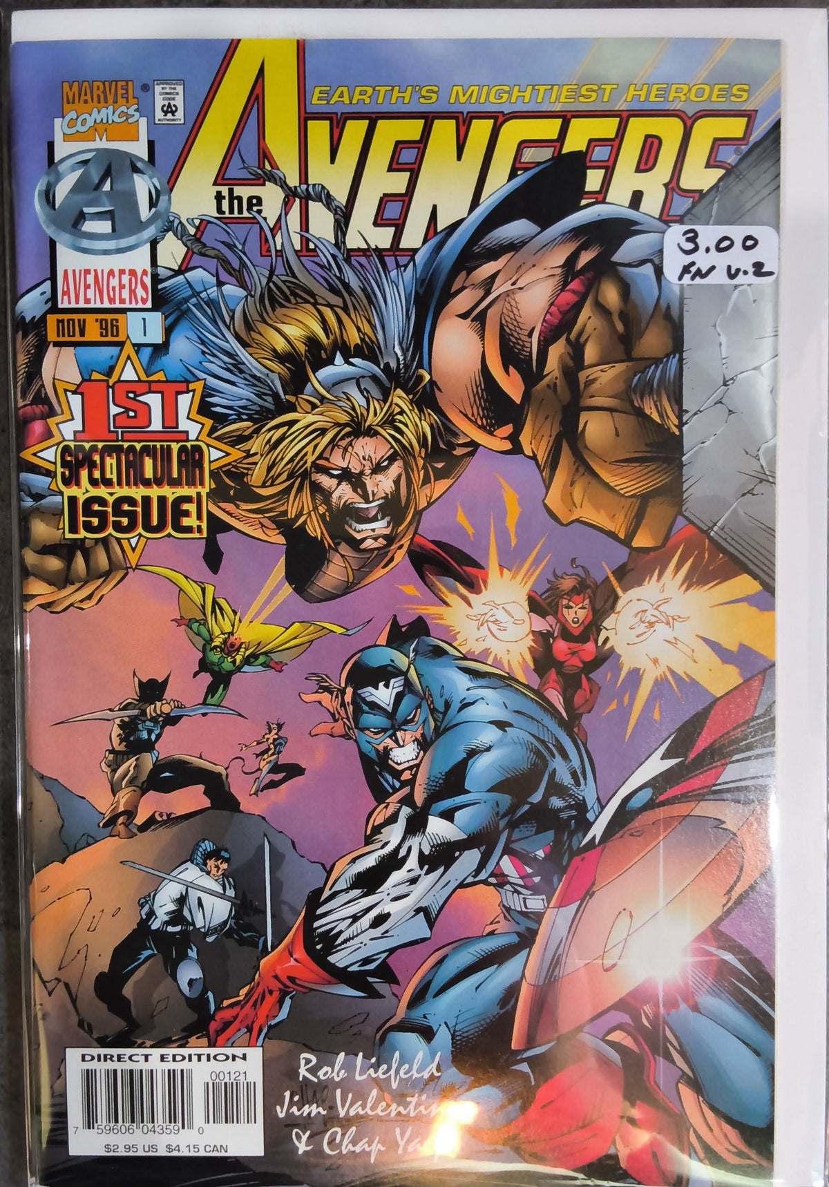 Avengers Vol2 #01 Chap Yaep & Jonathan Sibal Variant Cover (FN)